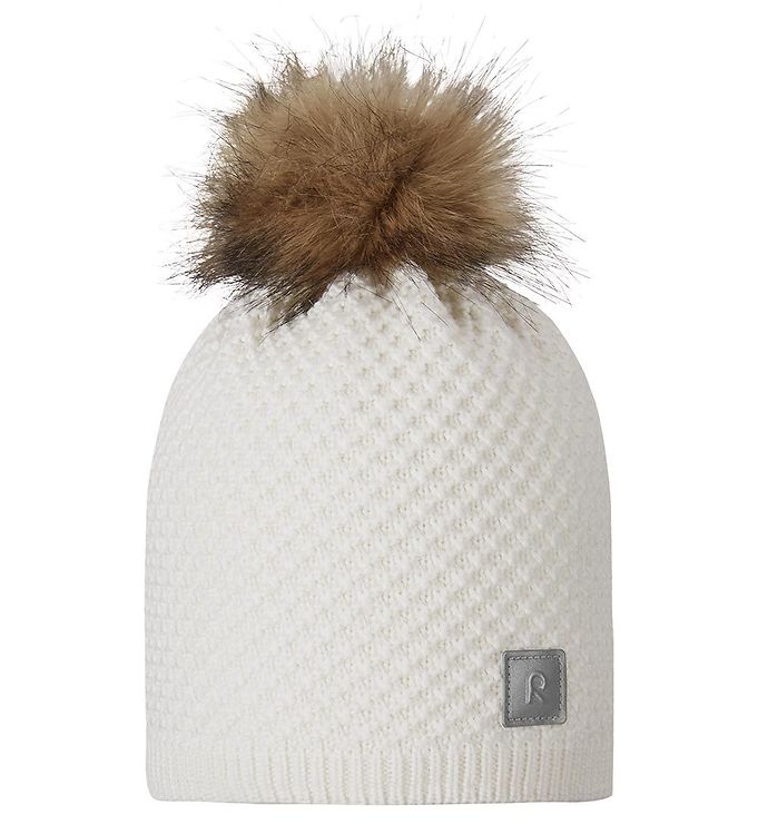 6: Reima Hue m. Fleece - Uld/Polyester - Talvio - Hvid m. Imiteret