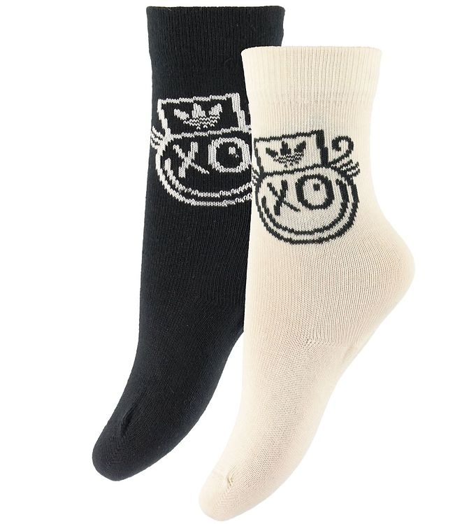 sweater leder gradvist adidas Originals Strømper - As Sock 2PP - Nondye/black