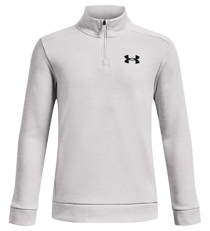 Image of Under Armour Bluse - 1/4 Zip - Halo Gray - 10-12 år (140-152) - Under Armour Bluse (277253-3808920)