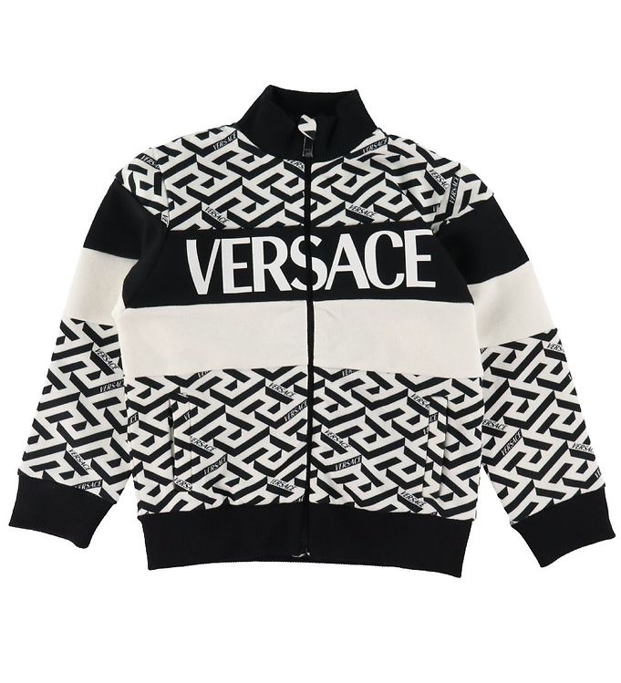 #2 - Versace Cardigan - Hvid m. Sort