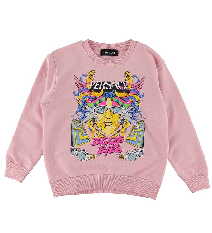 Versace Sweatee Shirt Rosa Print