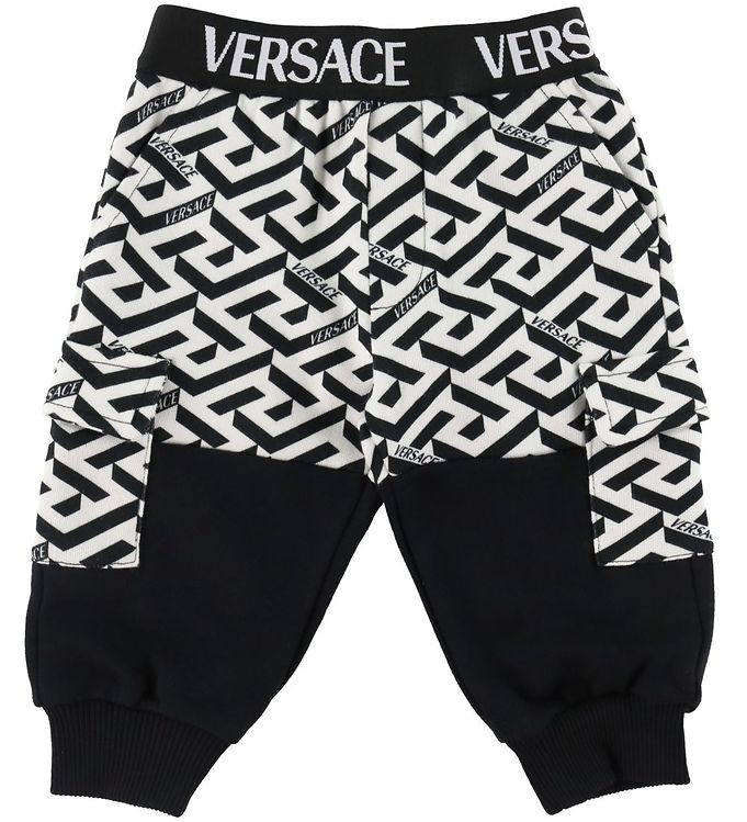 Versace Sweatpants Sort/hvid
