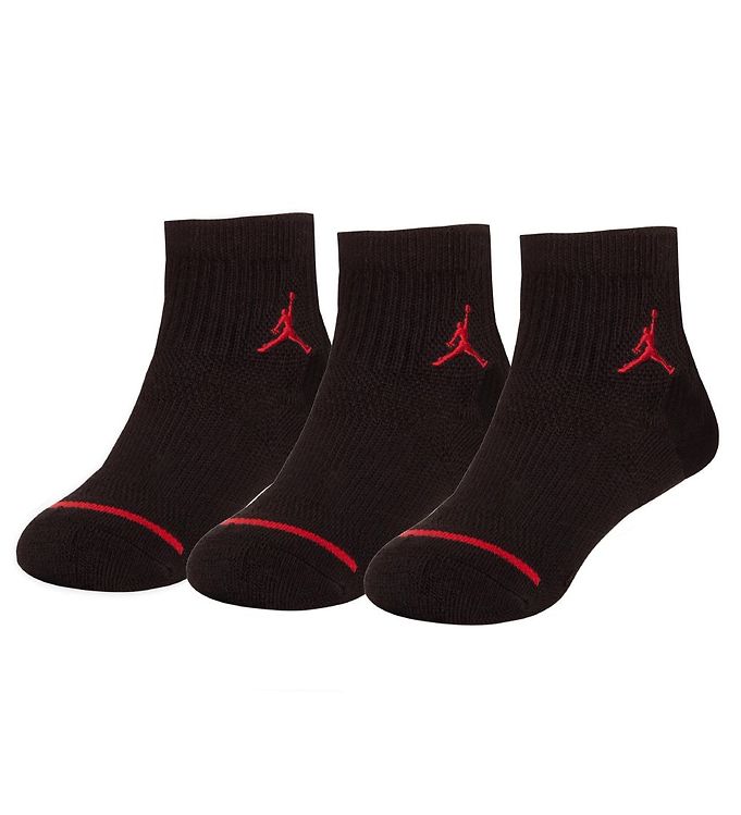 Image of Jordan Ankelstrømper - 3-pak - Jumpman Cushioned Ankle - Sort (279404-3913137)