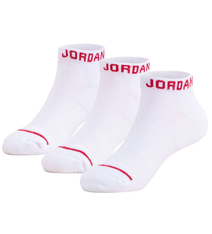 Image of Jordan Anklestrømper - 3-pak - Jumpman No Show Cushioned - Hvid (279453-3917392)