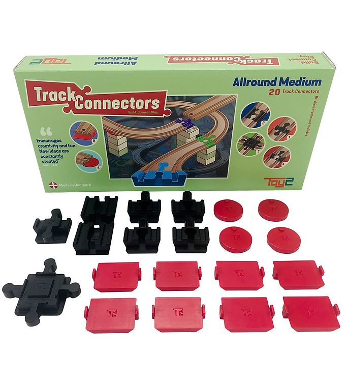 Billede af Toy2 Track Connectors - 20 stk. - Allround Medium