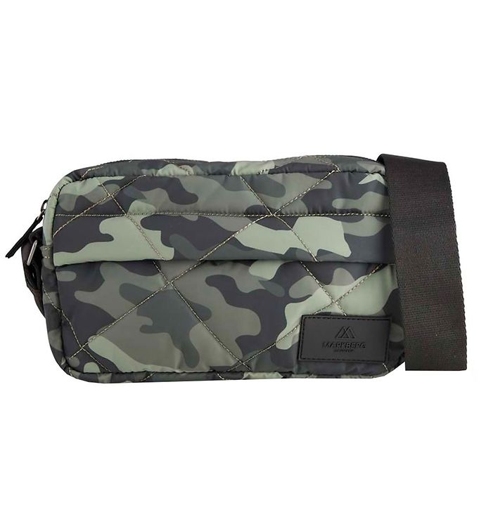 8: Markberg Skuldertaske - Dagmar - Recycled - Camo Olive/Sort