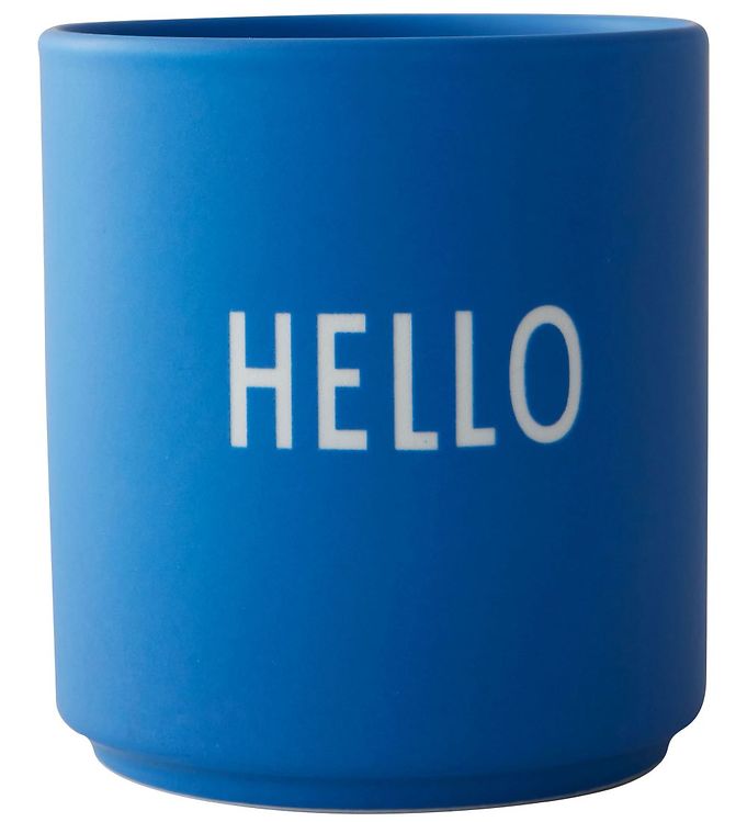 Design Letters Kop - Favorite Cup - Hello - Cobalt Blue