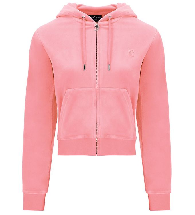 Image of Juicy Couture Cardigan - Velour - Cotton Candy - M - Medium - Juicy Couture - Teen Cardigan (279824-3926937)