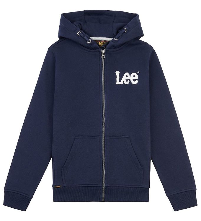 Lee Cardigan m. Hætte - Wobbly Grapic BB Zip - Navy Blazer