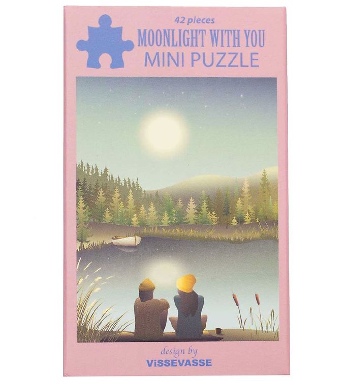 Billede af Vissevasse Puslespil - Mini - 10x13 cm - Moonlight With You