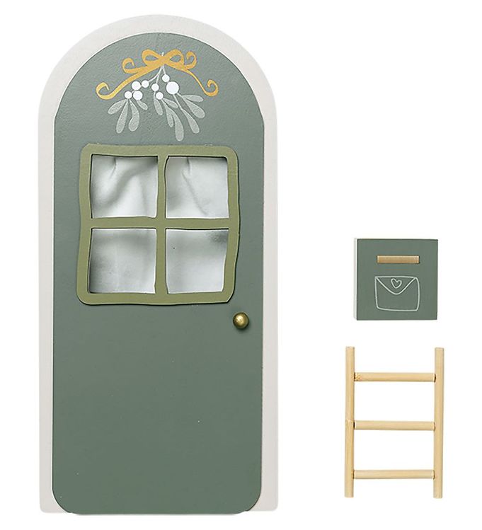 Fabelab Nissedør Elf Door Green With Light