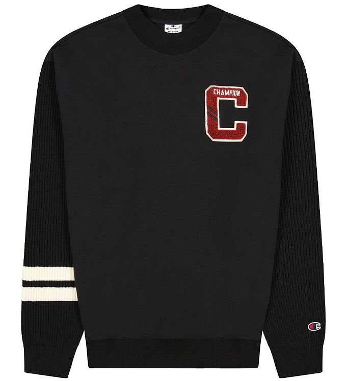 Champion Fashion Sweatshirt - Sort m. Logo