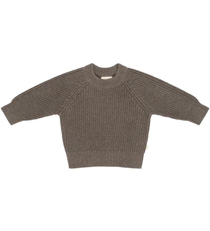 2: Flo Sweater - Earth Brown Melange - Earth brown Melange,68cm - 6M