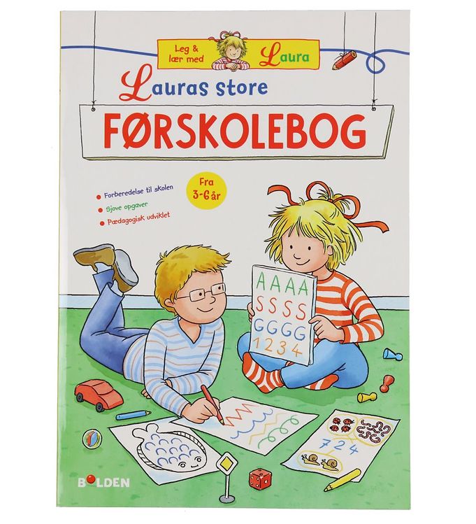 Image of Forlaget Bolden Aktivitetsbog - Lauras Store Førskolebog (280600-3957627)
