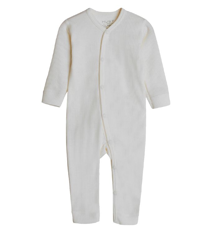 Image of Hust and Claire Heldragt - Messi - Rib - Uld - Off White - 1 år (80) - Hust and Claire Heldragt (280553-3957308)