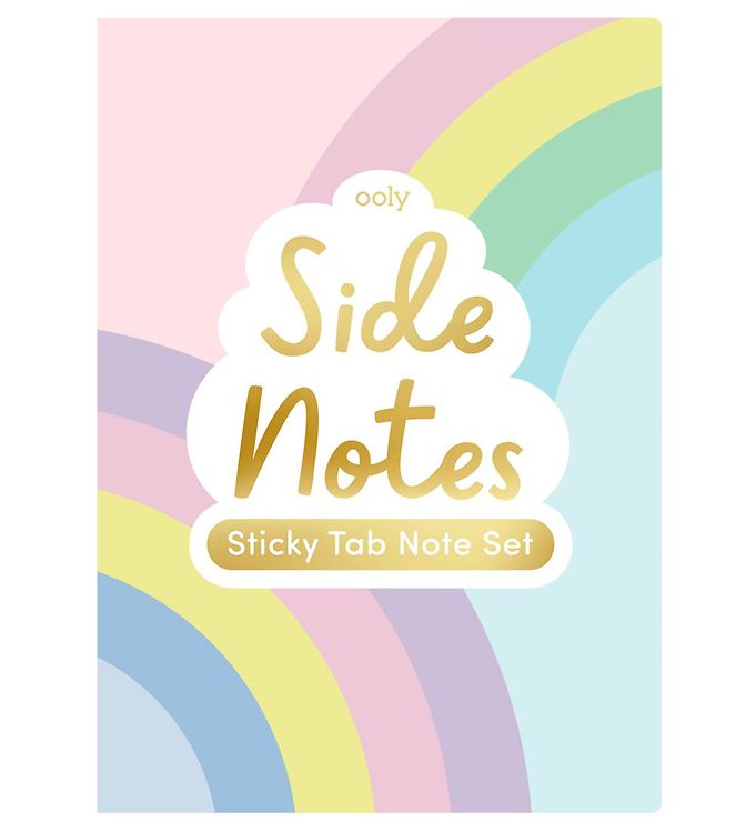 Billede af Ooly Sticky Notes Bog - Side Notes - Pastel Rainbows