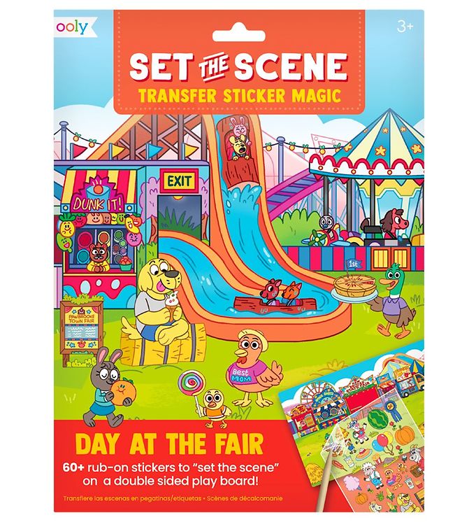 Image of Ooly Klistermærkesæt - Set The Scene - Day At The Fair - OneSize - Ooly Klistermærker (280817-3961577)