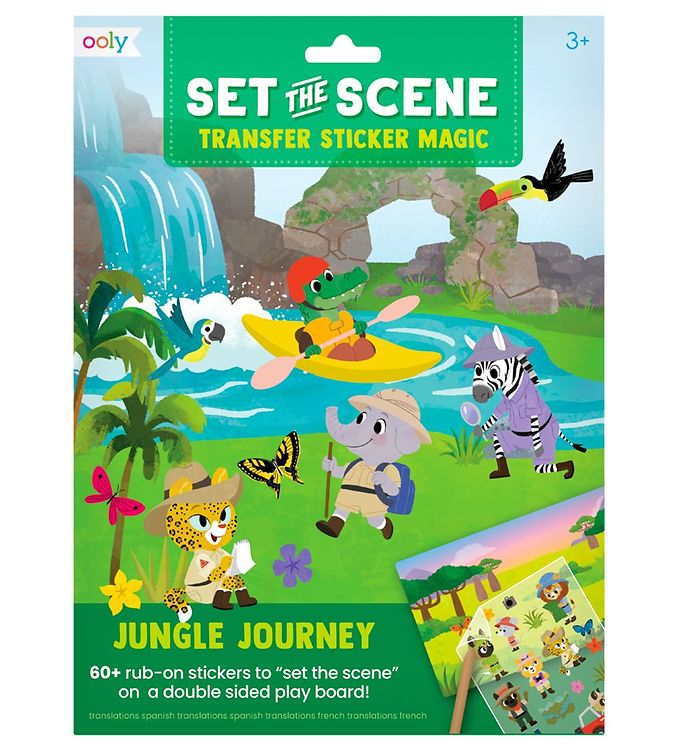 Image of Ooly Klistermærkesæt - Set The Scene - Jungle Journey - OneSize - Ooly Klistermærker (280823-3961615)
