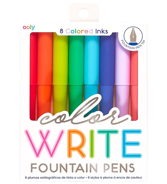 Ooly Fyldepen - 8 Stk - Color Write Fountain Pens