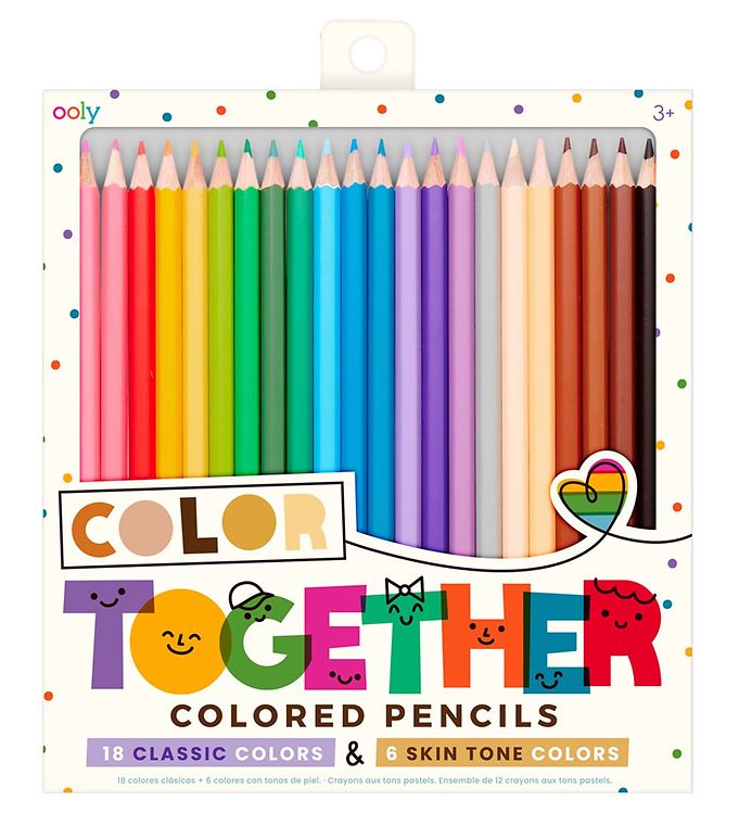Image of Ooly Farveblyanter - 24 Strk - Color Together Colered Pencils - OneSize - Ooly Blyanter (280933-3962986)