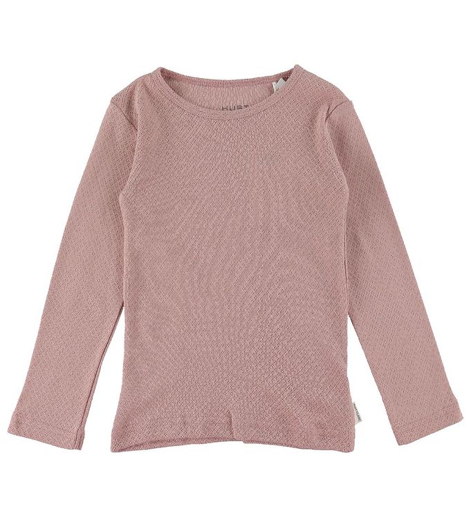 Hust and Claire Bluse - Abbybail - Dusty Rose m. Hulmønster