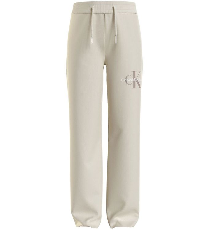 4: Calvin Klein Sweatpants - Off Placed - Eggshell