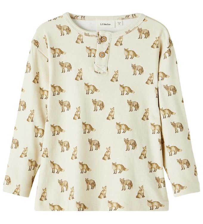 Lil' Atelier Bluse - NmmGeo - Fog