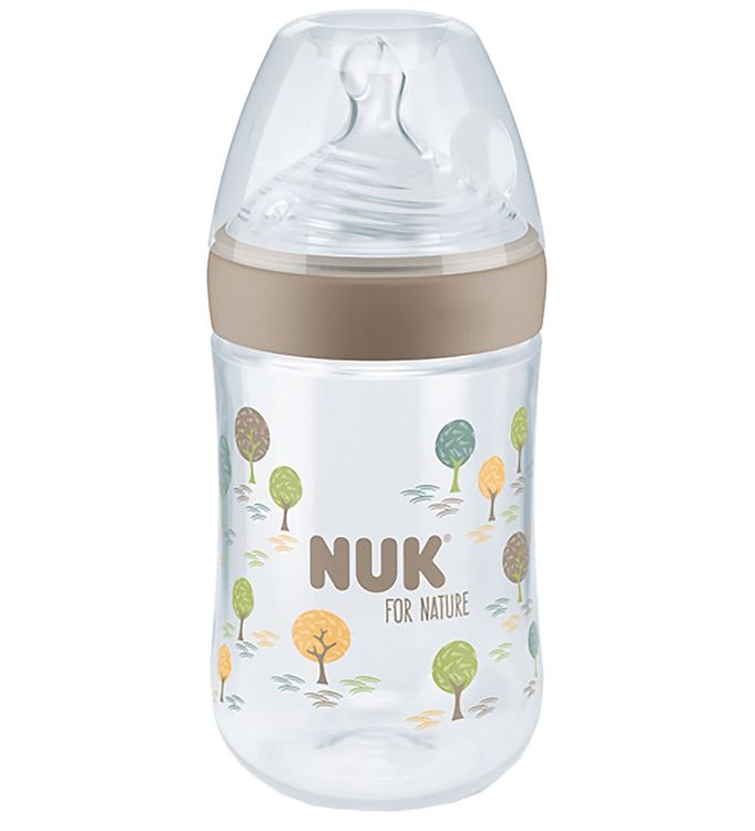 Nuk Sutteflaske - For Nature - 260 ml - Size M - Cream