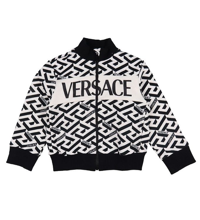 8: Versace Cardigan - Hvid/Sort