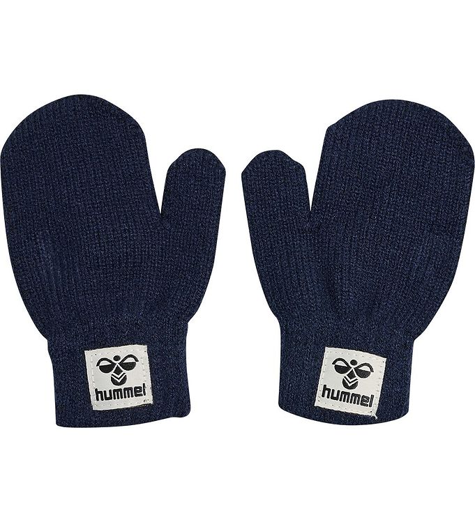 5: Hummel Luffer - Strik - hmlDuo Mittens - Black Iris