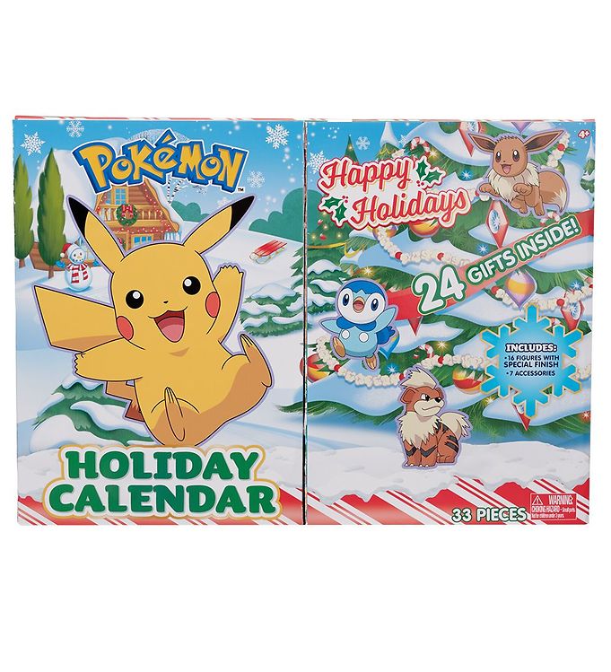 6: Pokémon Julekalender - 24 Låger - OneSize - Funko Kalender