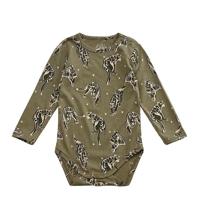 Image of Petit by Sofie Schnoor Body l/æ - Army Green - 2 år (92) - Petit by Sofie Schnoor Body L/Æ (282416-4008793)