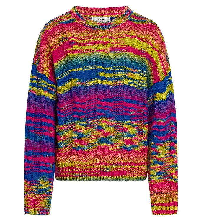 Mads Nørgaard Bluse - Uld/Akryl - Kolly Sweater - Purple Multi