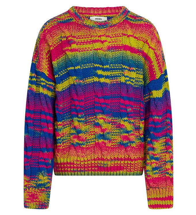 Mads Nørgaard Bluse Uld/akryl Kolly Sweater Purple Multi
