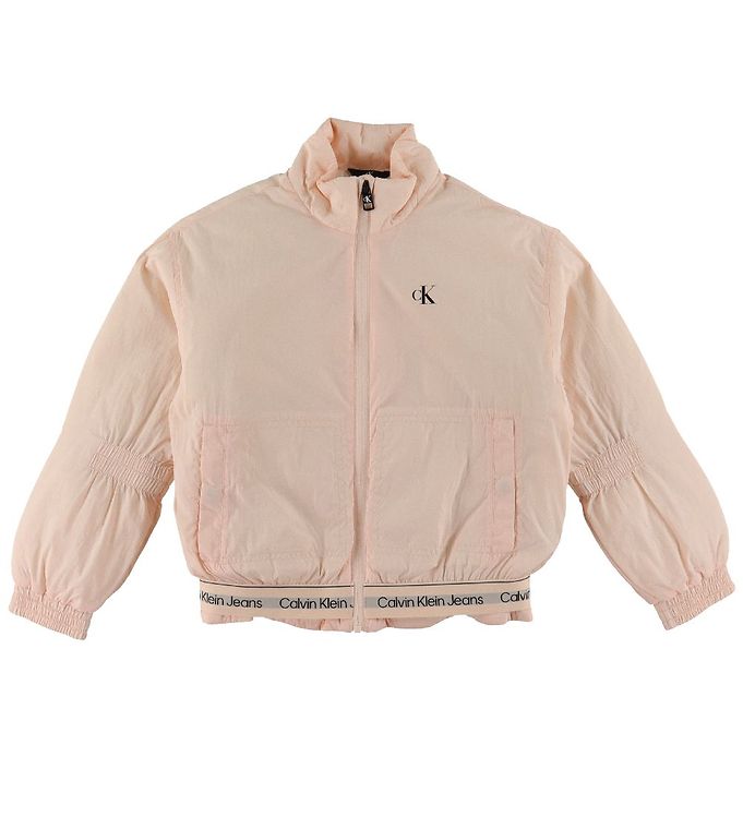 4: Calvin Klein Windbreaker - Logo Tape - Creole Pink