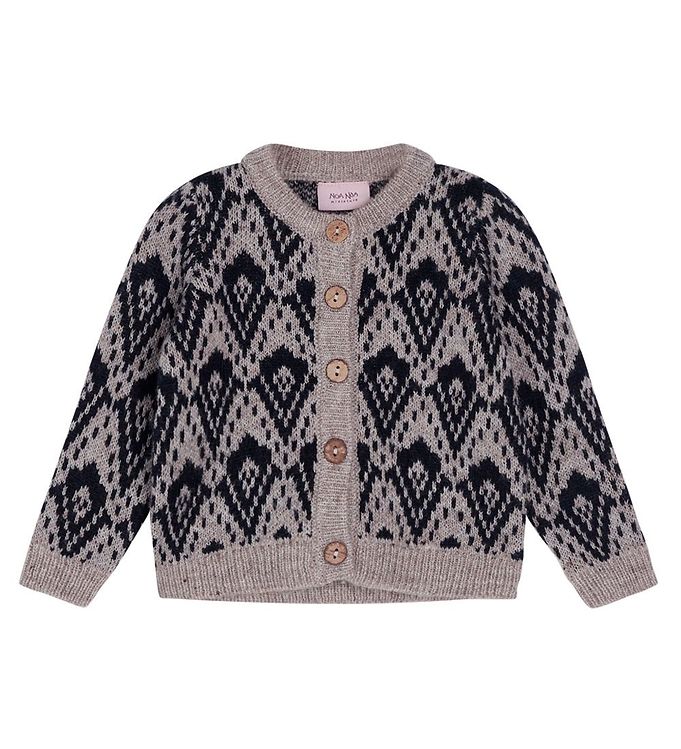 #3 - Noa Noa miniature Cardigan - Uld/Polyester - Baby Frea - Brown