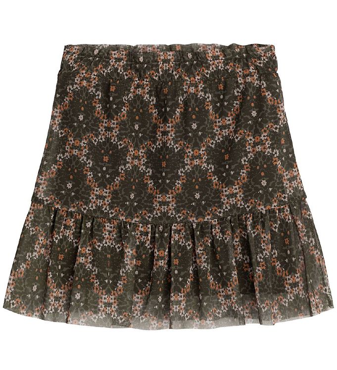 6: Noa Noa miniature Nederdel - Mini Girl Pixie - Black/Brown