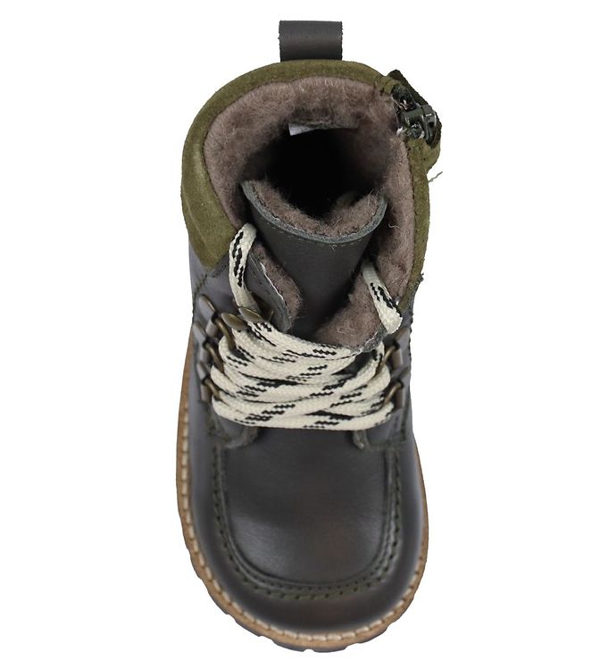 Pom Vinterstøvler - Lace Boot Tex - Dark Pine