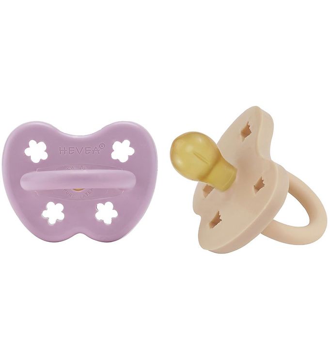 Hevea Sut 2-Pak Rund Classic Light Orchid & Sandy Nude
