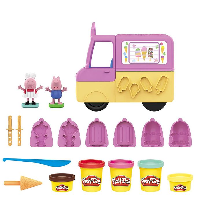 Image of Play-Doh Modellervoks - 227 g - Peppa's Ice Cream (282882-4019064)