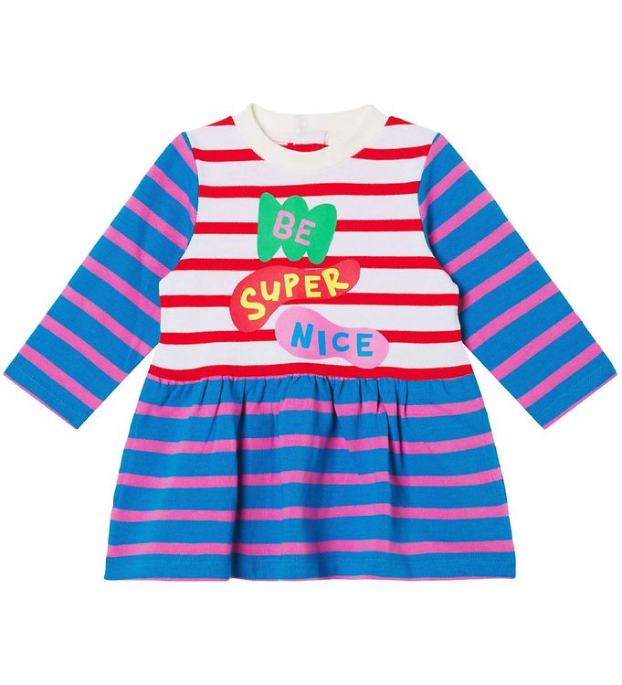 Stella McCartney Kids Kjole - Blå m. Striber