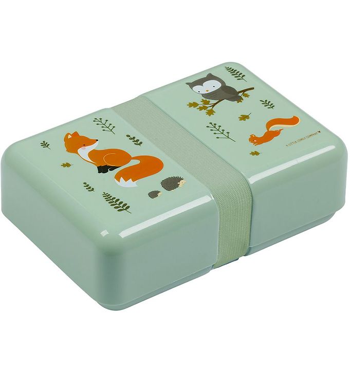Little Lovely Company Madkasse 850 Forest Friends Sage