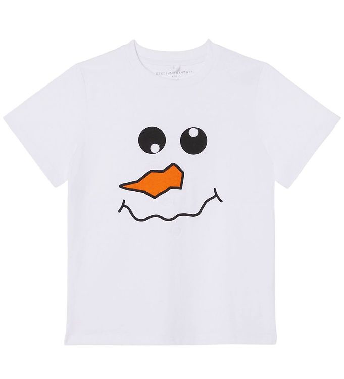 8: Stella McCartney Kids T-shirt - Hvid m. Snemand