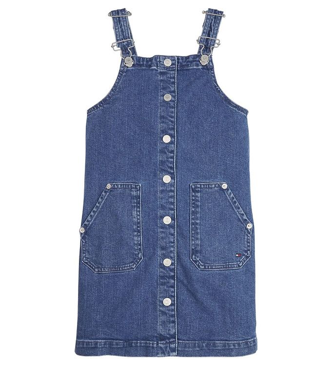 13: Tommy Hilfiger Kjole - Pinafore Denim - Floppyrigid