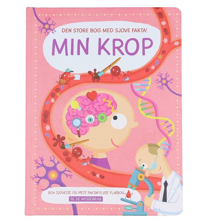 14: Min krop - Den store bog med sjove fakta! - Papbog