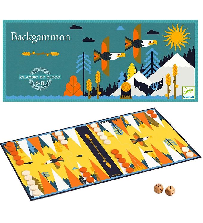 4: Djeco Klassisk Spil Backgammon