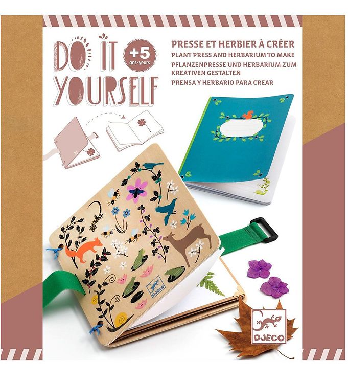Djeco Do It Yourself Blomsterpresse