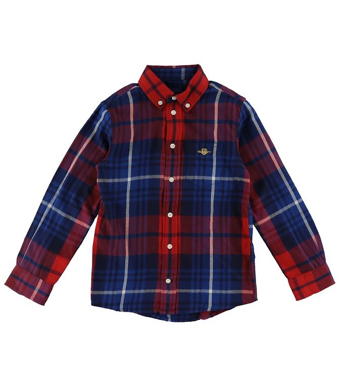 Billede af GANT Skjorte - Plaid Flannel - Ruby Red