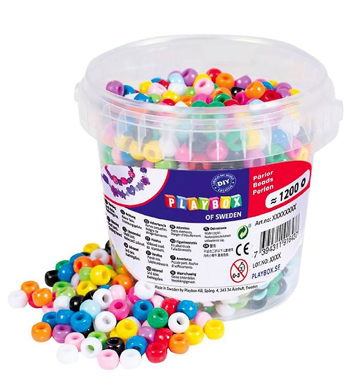 Playbox Kongoperler - 1200 stk