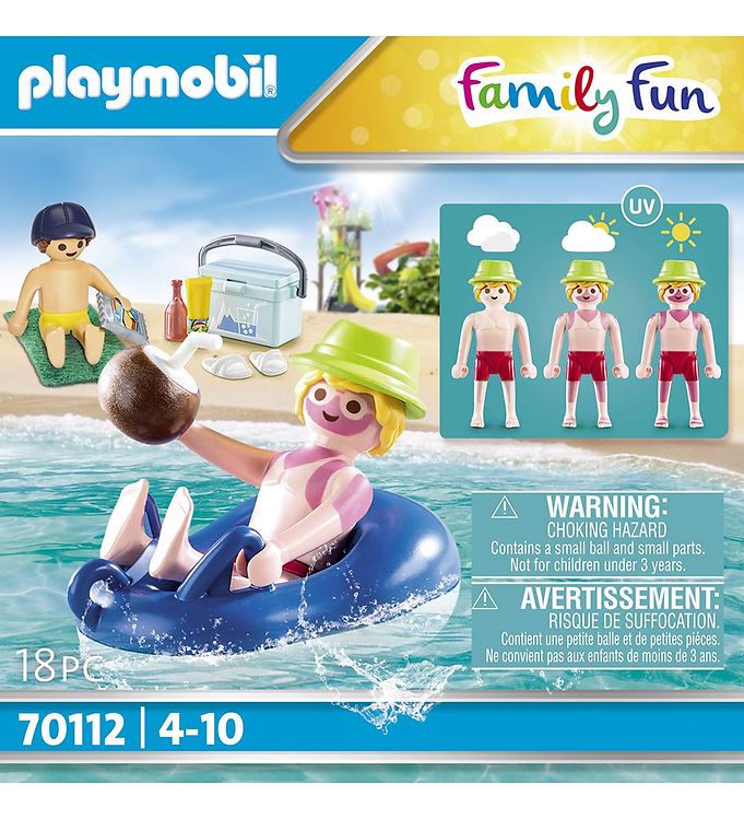 Badegæst med badering - PL70112 - PLAYMOBIL Family Fun